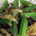 クックAKZUWU☆'s cooksnap of when they made ナスとオクラのレンジで煮浸し.