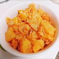 Nぷきちゃん's cooksnap of when they made 簡単♪ジャガイモのキムチマヨネーズ風味.