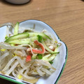 Sac’HiNa's cooksnap of when they made 簡単副菜！もやし胡瓜カニカマの中華和え.