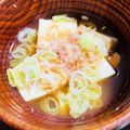 kinniko's cooksnap of when they made 湯豆腐 ダシが美味しい♡ 居酒屋風 簡単.