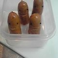 オスイチのヨメ's cooksnap of when they made お弁当に　おばけちゃんウインナー.