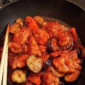 もりしげ屋's cooksnap of when they made ナスと鶏ももの甘酢炒め.
