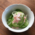栗丸うさぎ's cooksnap of when they made 新玉ねぎときゅうりのマリネサラダ.