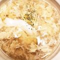 はっぴーふらわー's cooksnap of when they made 目からウロコ!?ふわっふわのたまごスープ.