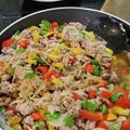 ｸﾏﾘｴ's cooksnap of when they made 豚挽き肉とバジル炒めライス。.