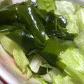 no1642's cooksnap of when they made レタスとわかめのサラダ.