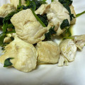 no1642's cooksnap of when they made ささみとほうれん草のしょうゆ炒め☆.