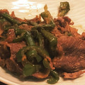 ゆかにゃ☆'s cooksnap of when they made 牛こまとピーマンのオイスターソース炒め.