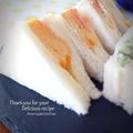 inyako's cooksnap of when they made 厚焼き玉子のボリュームサンド.
