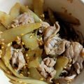 nanahouse1's cooksnap of when they made 【減塩】豚ごぼうの時雨煮【簡単】.