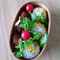 kaiselim's cooksnap of when they made コーンと青海苔の手まりおにぎり。.