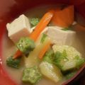 うさこママ★'s cooksnap of when they made 簡単！オクラと豆腐のお味噌汁.