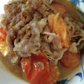 ゆずカフェ's cooksnap of when they made 平野レミさんの簡単激うま牛トマ！.
