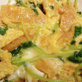 ＹUM！'s cooksnap of when they made 簡単。豆苗と油揚げの卵とじ.
