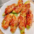 まほぷりん's cooksnap of when they made アボカド豚肉巻き醤油.