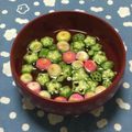 おはなすき's cooksnap of when they made オクラとお麩のお吸い物.