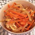 tikariri's cooksnap of when they made 大根、人参、油揚げのきんぴら.