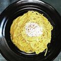 ほっしーのツケ場's cooksnap of when they made 残ったカレーのリメイク！クリームパスタ.