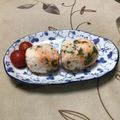 明日の風☆'s cooksnap of when they made 鮭フレークと青紫蘇のおにぎり♬.