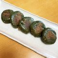 ピアノママ's cooksnap of when they made 砂糖なし★レーズンきな粉あんのもちもち餅.