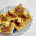 ちぃかま☆'s cooksnap of when they made チーズと生ハムのせクラッカー.