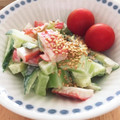 フジぽん's cooksnap of when they made 大根とブロッコリー茎とカニカマのマヨ和え.