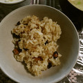 ムカルナス's cooksnap of when they made さくらごはんに黒豆茶の出がらし.