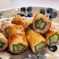 切人一家's cooksnap of when they made 子供もパクパク♪甘辛オクラの豚肉巻き.