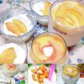 うたかた。's cooksnap of when they made 爽やかおやつ、桃とサワークリームのムース.