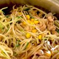 みや★たろう's cooksnap of when they made 豚肉×水菜×もやし♡簡単サッと煮.