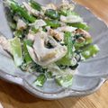 keiko226☆'s cooksnap of when they made 簡単♡小松菜と新玉のツナマヨわさび和え.