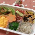 ショコラうさぎさん's cooksnap of when they made お弁当に簡単で甘辛！大豆とひじきの煮物.