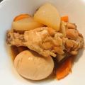 おかずは茶色's cooksnap of when they made お酢でさっぱり♪手羽元と大根卵の煮物♪.
