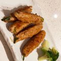 sofami's cooksnap of when they made 簡単！おくらの鶏ひき肉巻き.