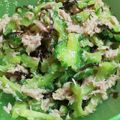 ぷうちゃん's cooksnap of when they made 簡単！ゴーヤツナ塩昆布和え.
