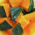 さおりらっくま's cooksnap of when they made レンジで簡単・完結！かぼちゃの煮物.