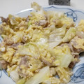 れれべっど's cooksnap of when they made 豚肉キャベツ卵のマヨ炒め.