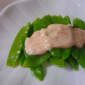 悠おかしゃん's cooksnap of when they made きぬさや☆ぴり辛マヨソースがけ.