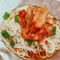 ♡YUUKO♡'s cooksnap of when they made 盛岡冷麺風スープで！さっぱりそうめん.