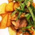 ellie21's cooksnap of when they made 鶏もも肉とじゃがいものカレー炒め.