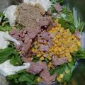 にこまる's cooksnap of when they made シャキシャキ水菜とコーンのごまツナサラダ.