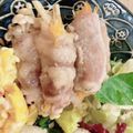 風花。。's cooksnap of when they made 野菜の肉巻き★みそ味★レンジでチン.