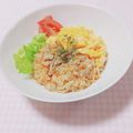 まあまま☆0403's cooksnap of when they made あっさりケチャップ♪炊き込むチキンライス.