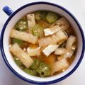 ありみりん♡'s cooksnap of when they made オクラと豆腐の味噌汁♪.
