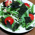 ふみぷまん's cooksnap of when they made 切って和えるだけ！ツナと水菜のサラダ.