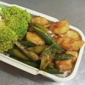M130018's cooksnap of when they made ピリ辛！ご飯に！ささみとニンニクの芽炒め.