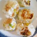 あおたいそう's cooksnap of when they made レンジで簡単枝豆とコーンのはんぺんバーグ.