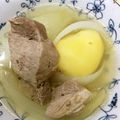 ほもさぴくろまによん's cooksnap of when they made 圧力鍋で　豚モモ塊肉とポテトのスープ煮.