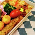 ママぶた's cooksnap of when they made キムチチャーハン 人気給食レシピ.