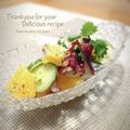 inyako's cooksnap of when they made タコとオレンジ黒酢のマリネ.